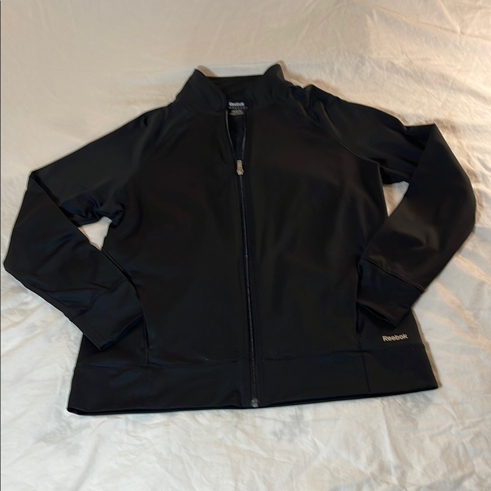 Reebok Black Athletic Jacket size Large